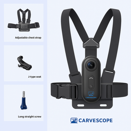 CarveScope Pro Harness – Impact-Stable Chest Mount (Upgrade Accessory)